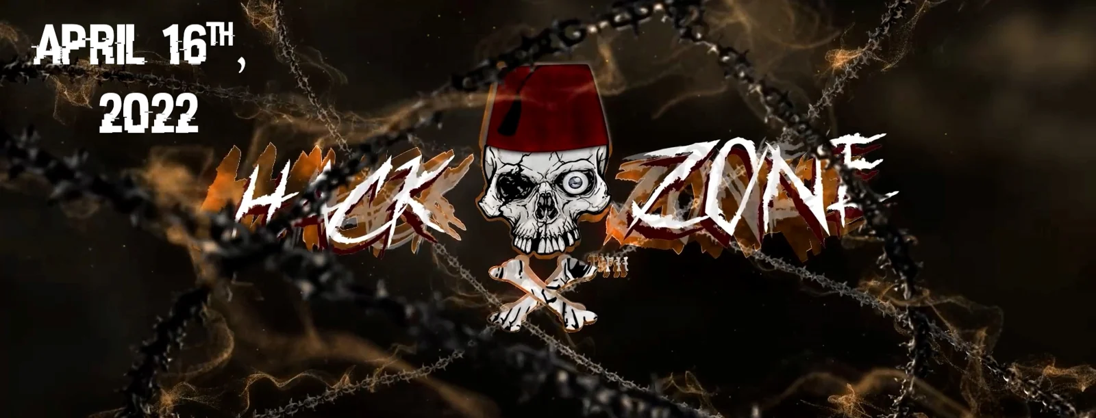 HackZone Tunisia X event banner, April 16, 2022